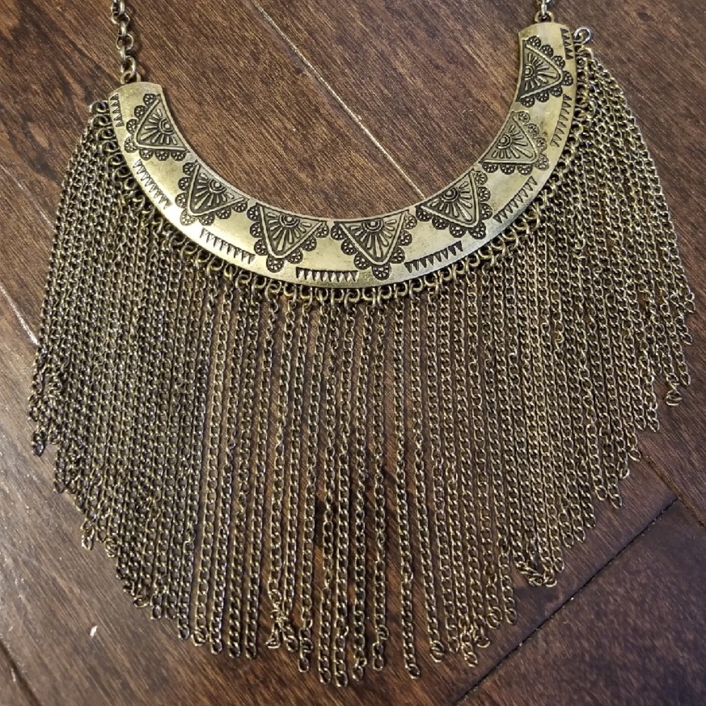 Gold Statement Piece Necklace